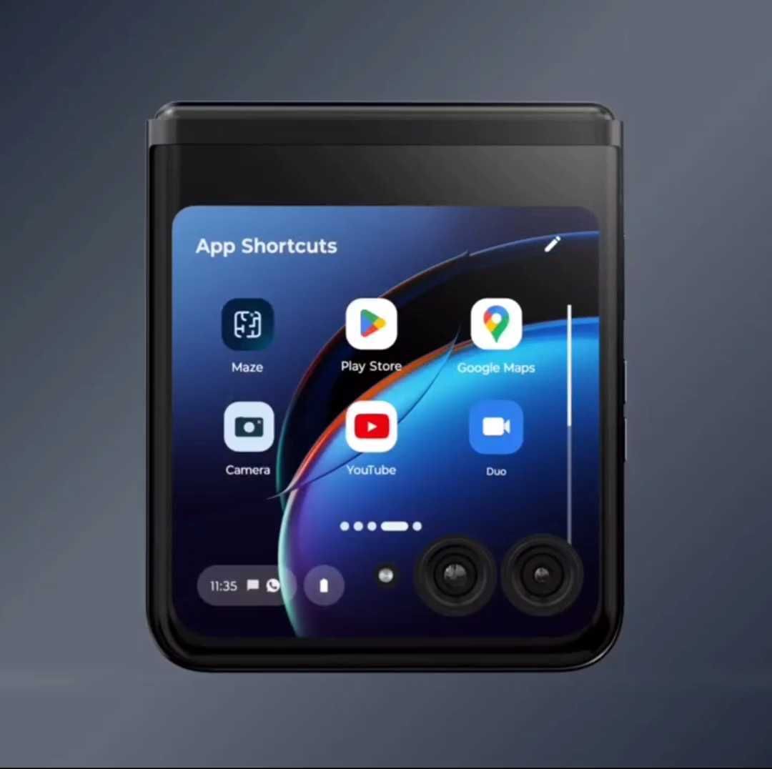 Motorola Razr Plus cover screen apps shortcuts