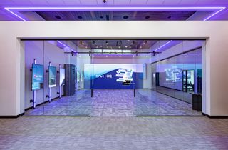 dvLED and robot technology bring a state-of-the-art commercial AV the SAVI Controls experience center to life.