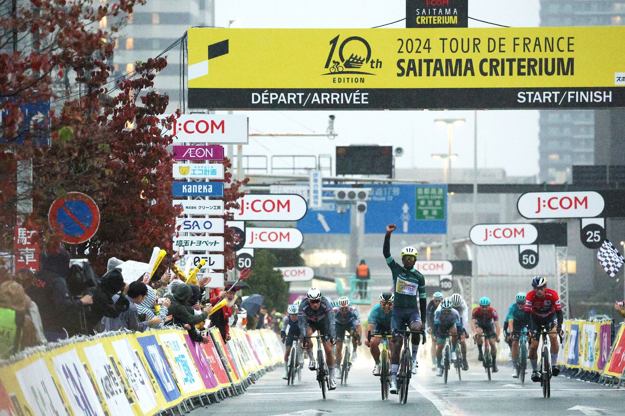 Biniam Girmay wins 2024 Saitama Criterium