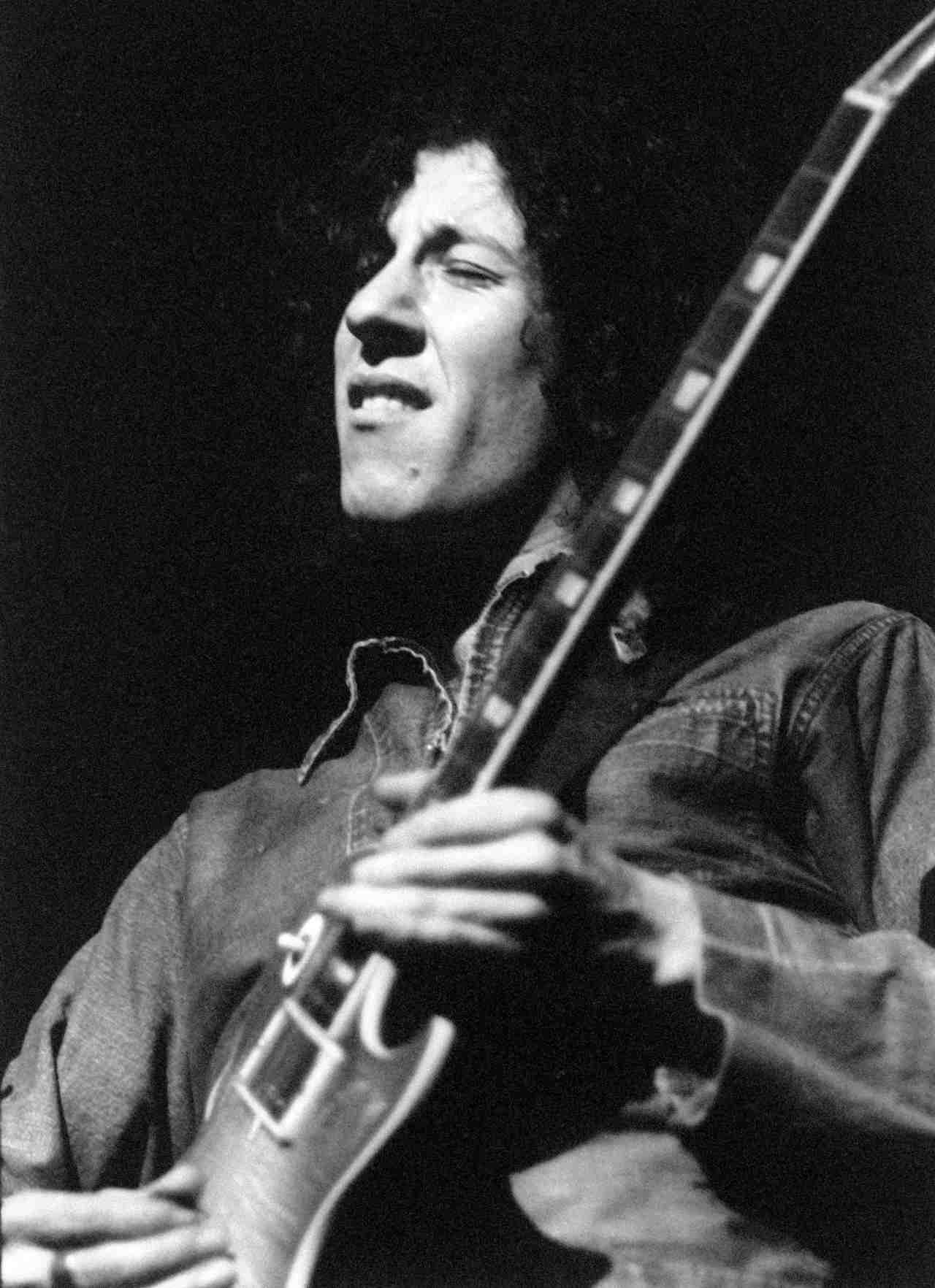 Peter Green performing onstage in the late 1960s