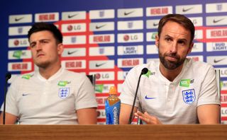 Gareth Southgate and Harry Maguire File Photo