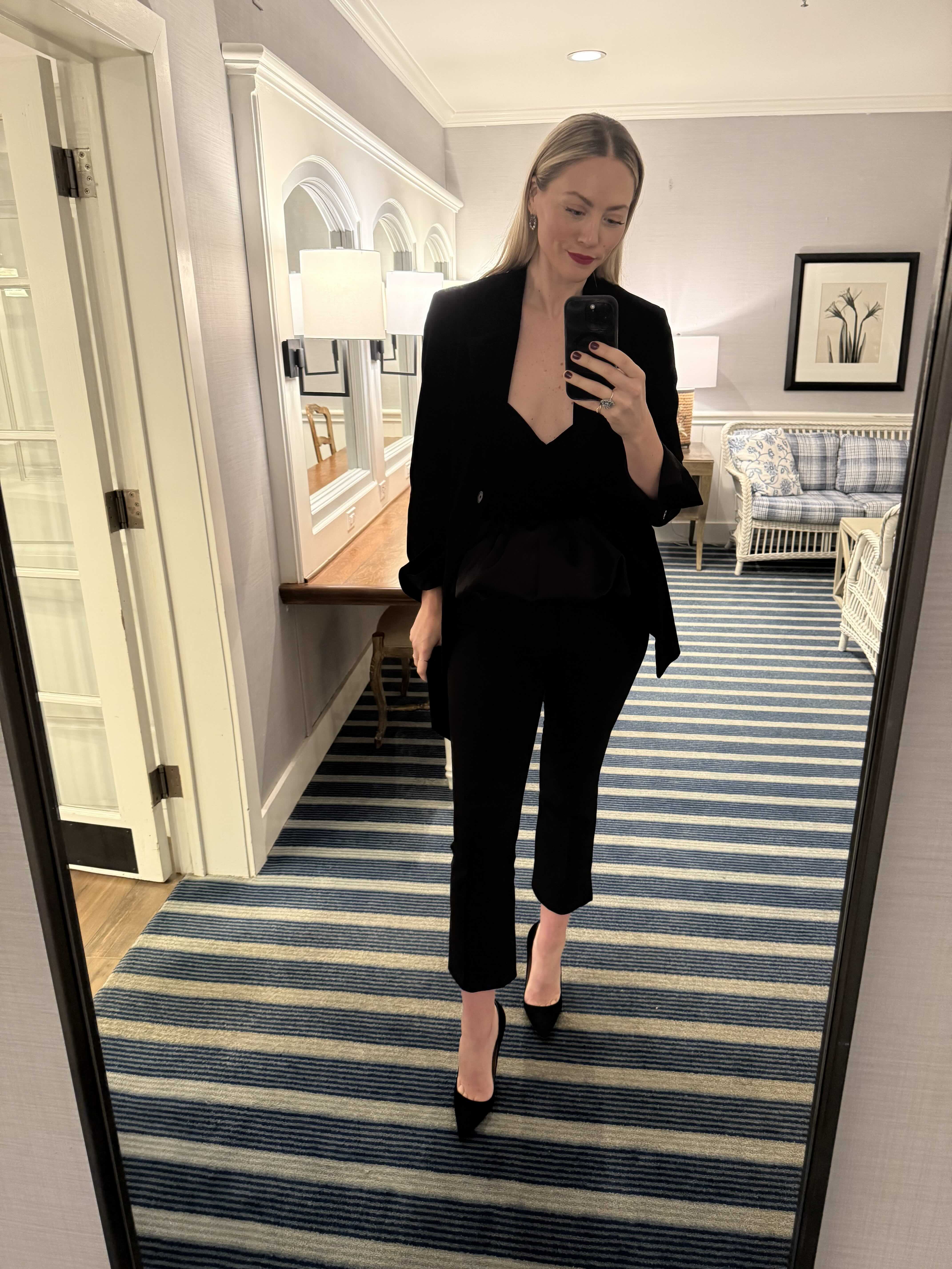 Brooke Ely Danielson wearing a tuxedo