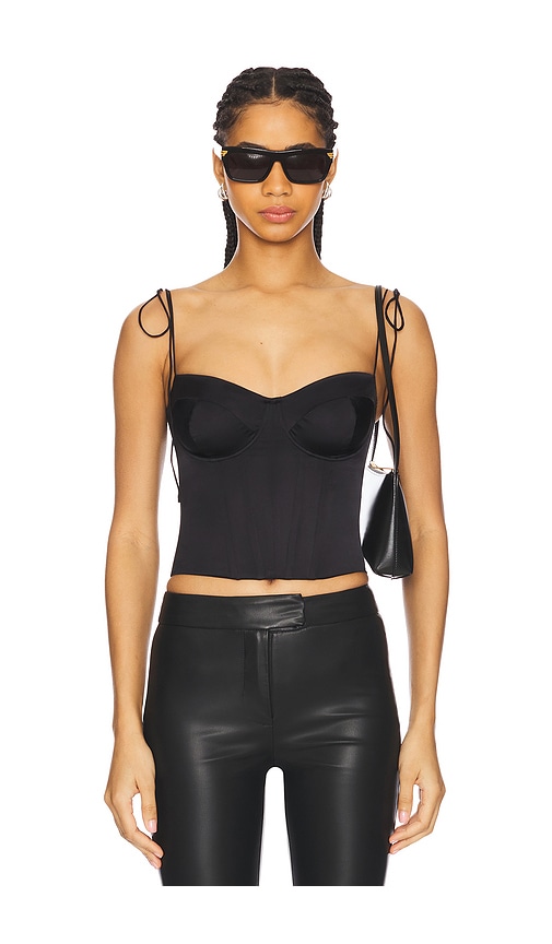Satin Bustier Top