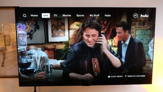 Friends is playing on Hulu + Live TV