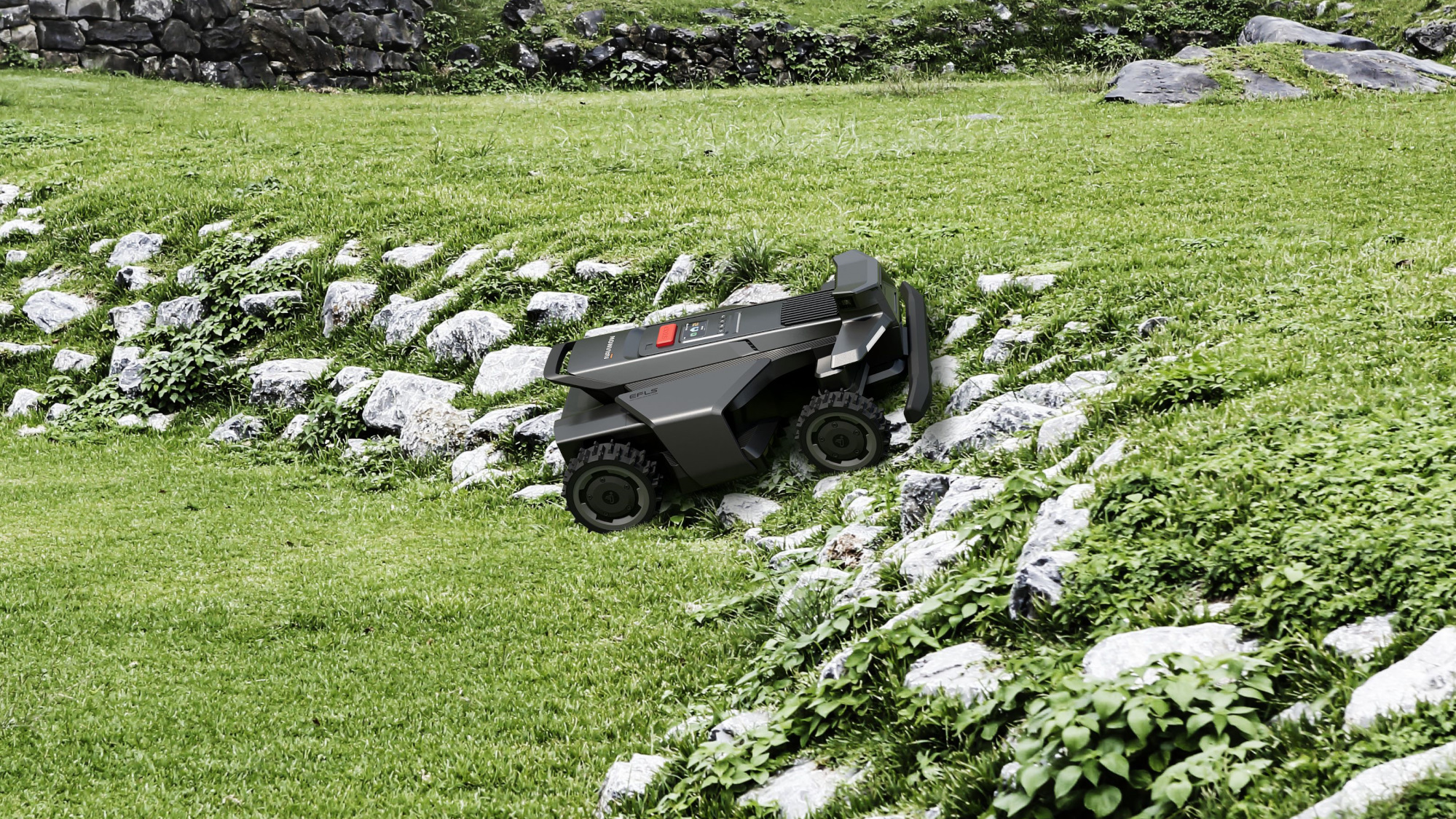 Segway Navimo X4 Series going up rocks.