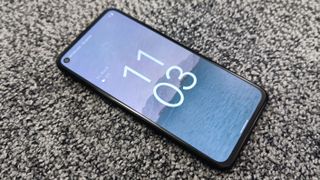 Android 12 på en Google Pixel 4a 5G