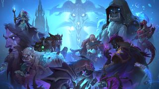 Card images and art from Hearthstone's Knights of the Frozen Throne expansion.