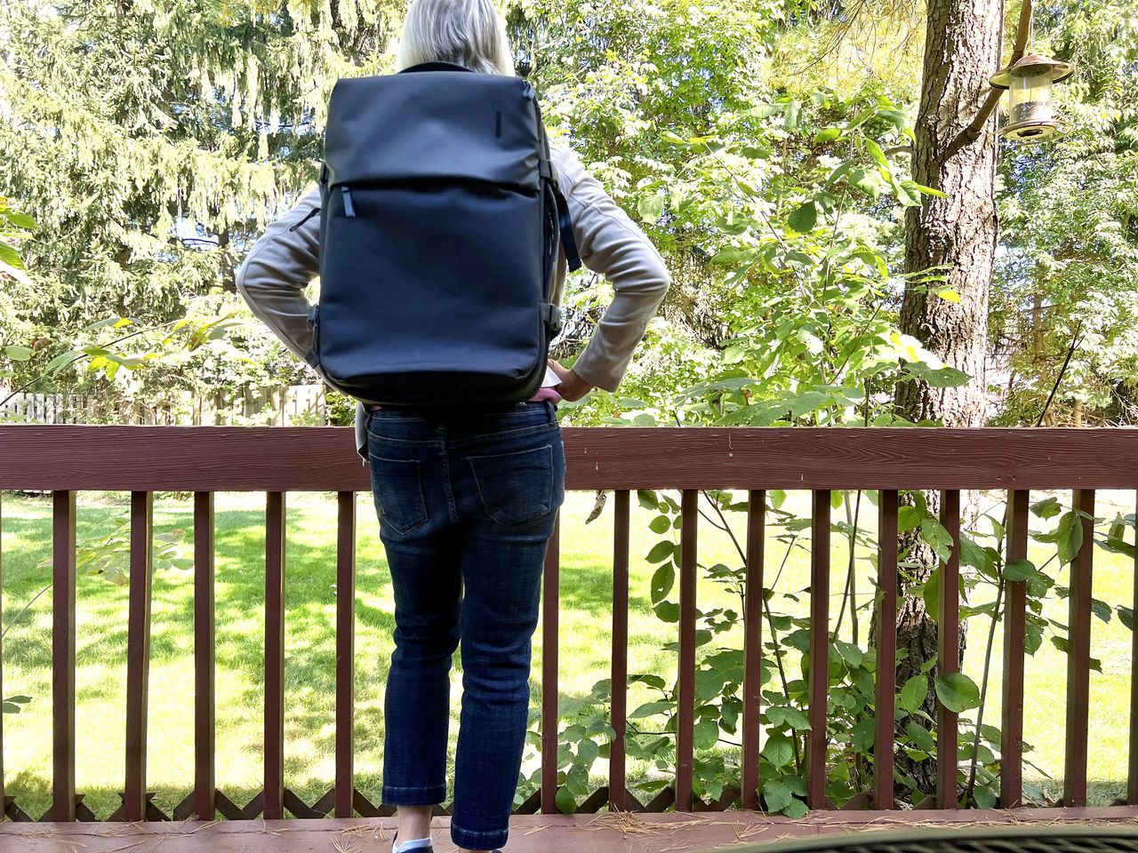 Incase Travel Pack Lifestyle Backpack Back View