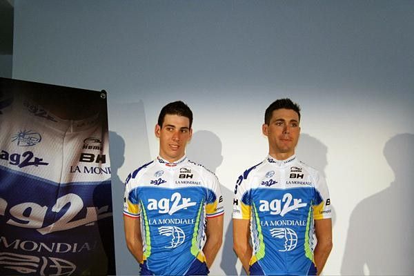 Philip Deignan (right) is now the only English-spreaking rider remaining in the AG2R-La Mondiale team