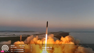 SpaceX's starship Flight 5 rocket launches