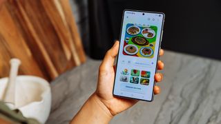 Samsung Phone creates image of food