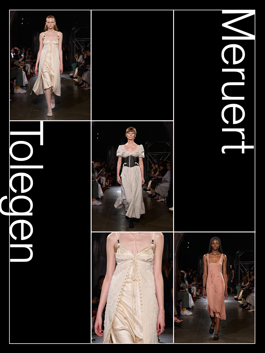 Looks from the Meruert Tolegen spring/summer 2026 collection.