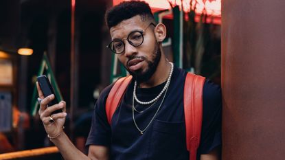 fashionable black man