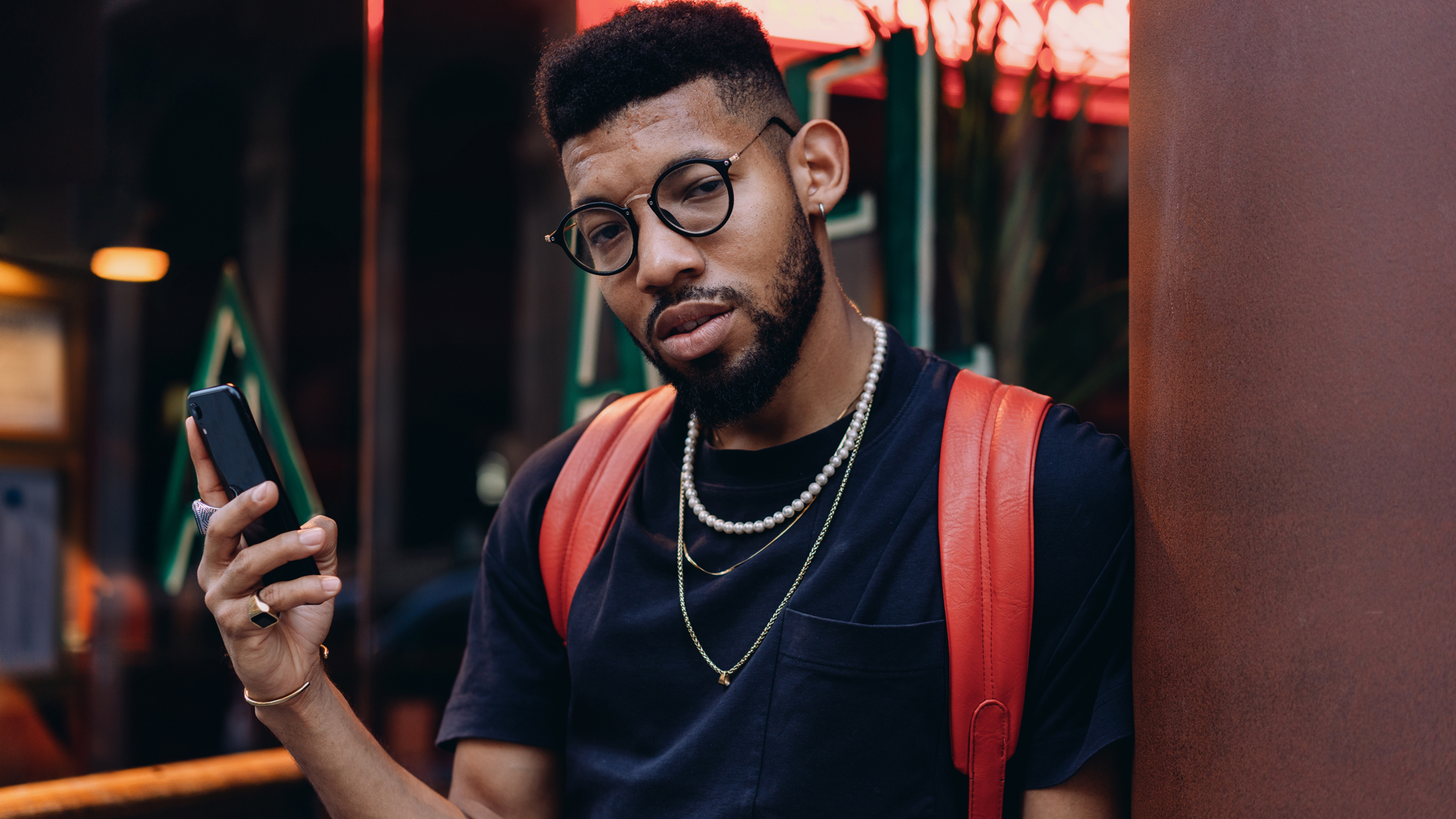 fashionable black man