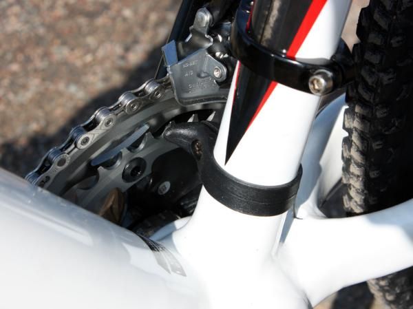 Dropped chains aren't likely given the tight 38/46T chainring spacing but just in case, Specialized include a chain watcher as stock equipment