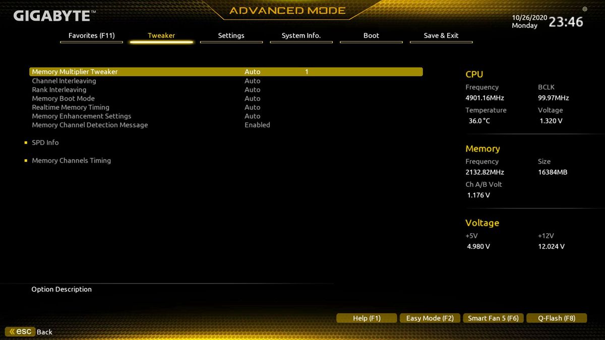 Gigabyte Z490M Gaming X BIOS