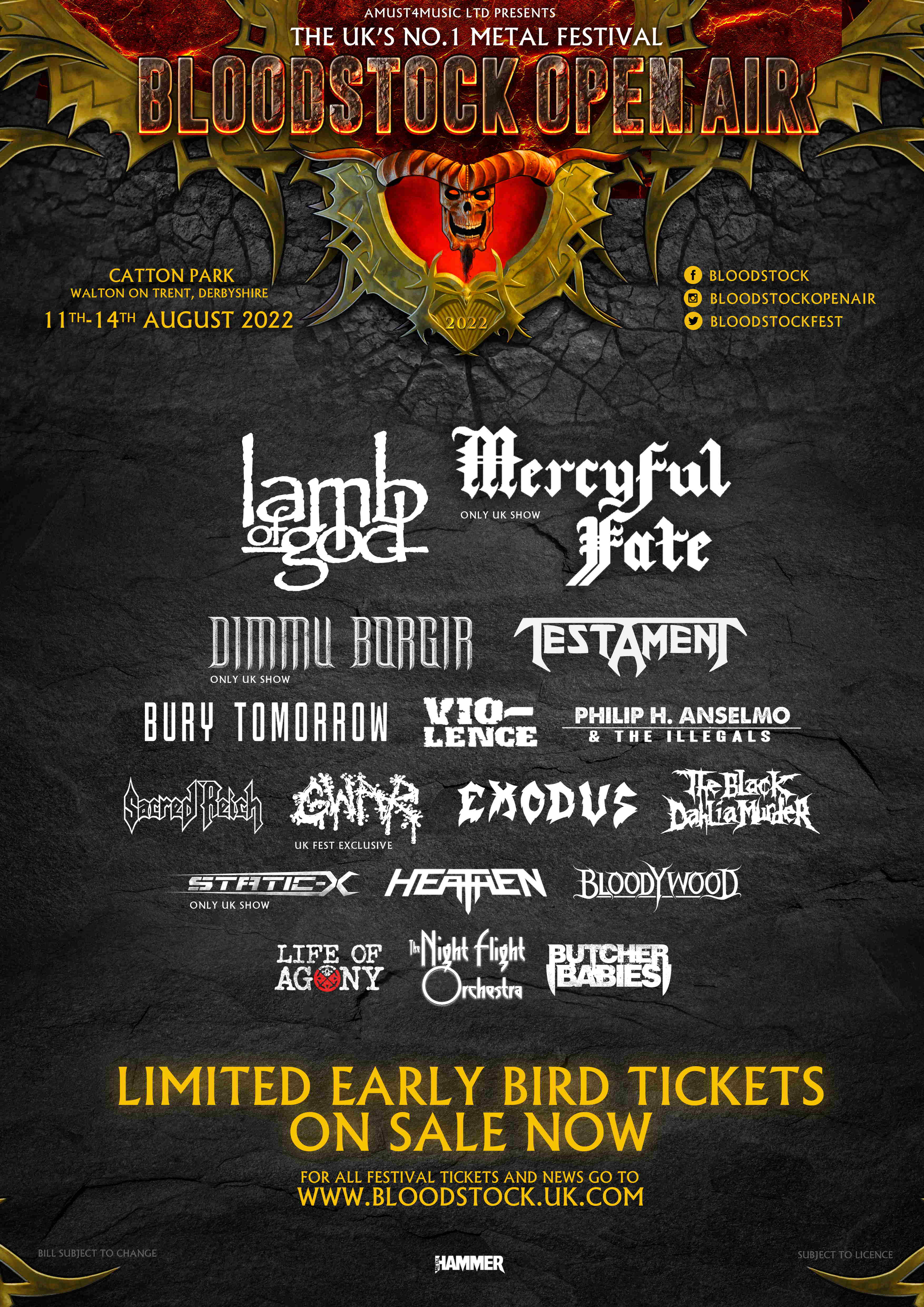 Bloodstock Festival Announce 17 Bands For 2022 Louder