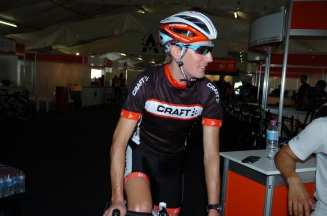 Andy Schleck was ready to unveil his new kit for 2013 until the race start