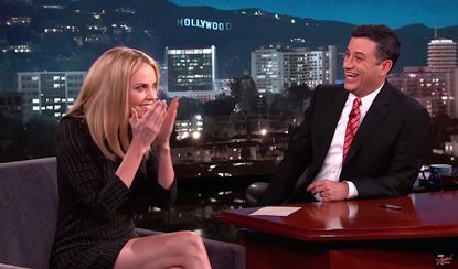 Charlize Theron invited President Obama to a strip clup