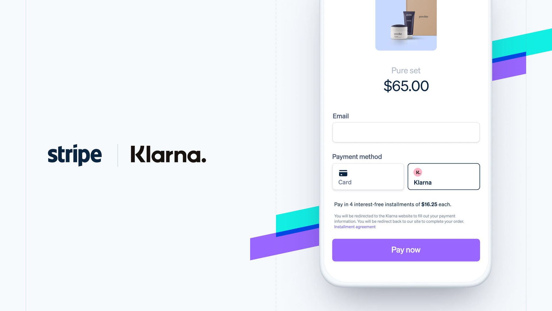 Stripe and Klarna partner to offer businesses buy now, pay later