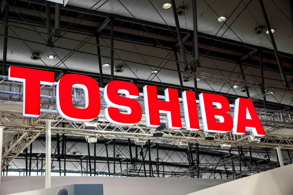 Toshiba logo, Shutterstock Image