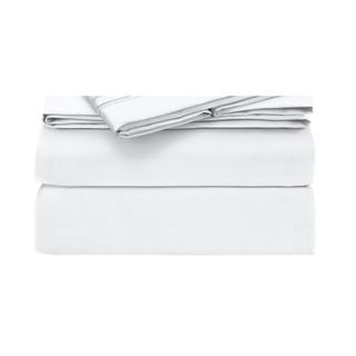 Mellanni Hotel Luxury Bedding Sheet Set in white, folded