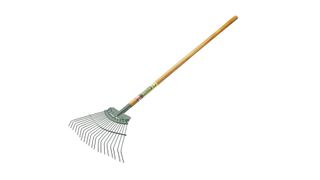 Bulldog Springbok Lawn Rake, in natural wood