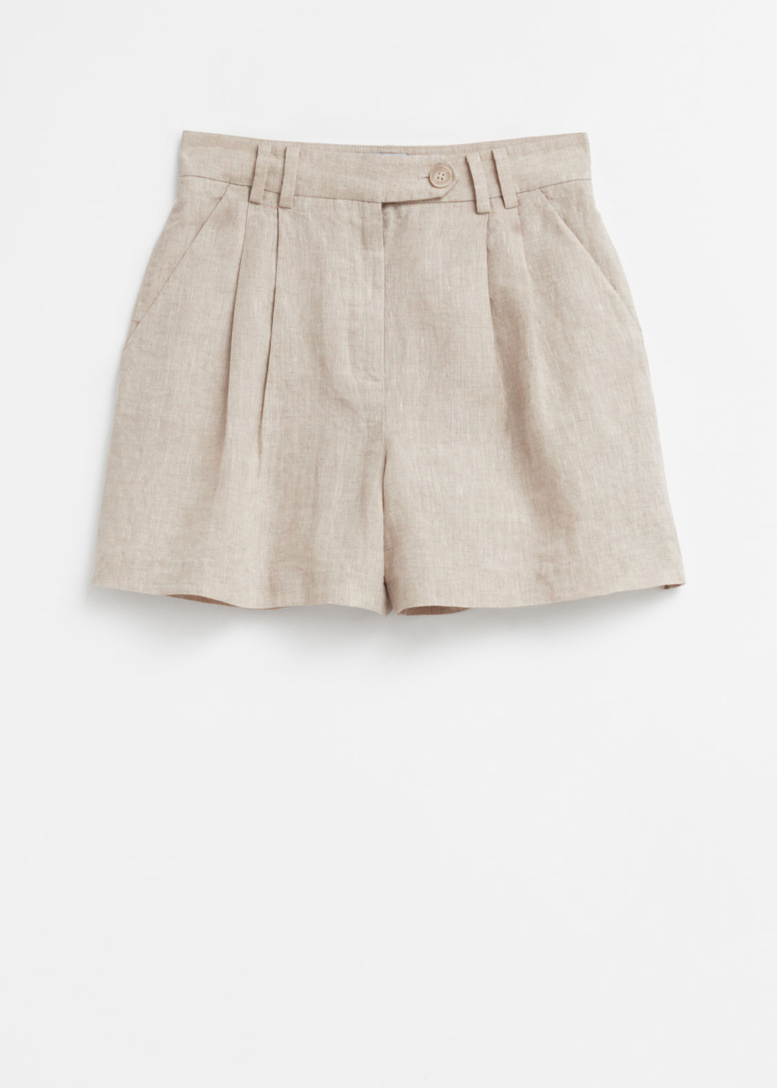 Relaxed Linen Shorts
