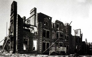 Halnaby Hall. The house, which was built in 1661 with the wings added in the 18th century, was demolished in 1952. (©Country Life Picture Library)