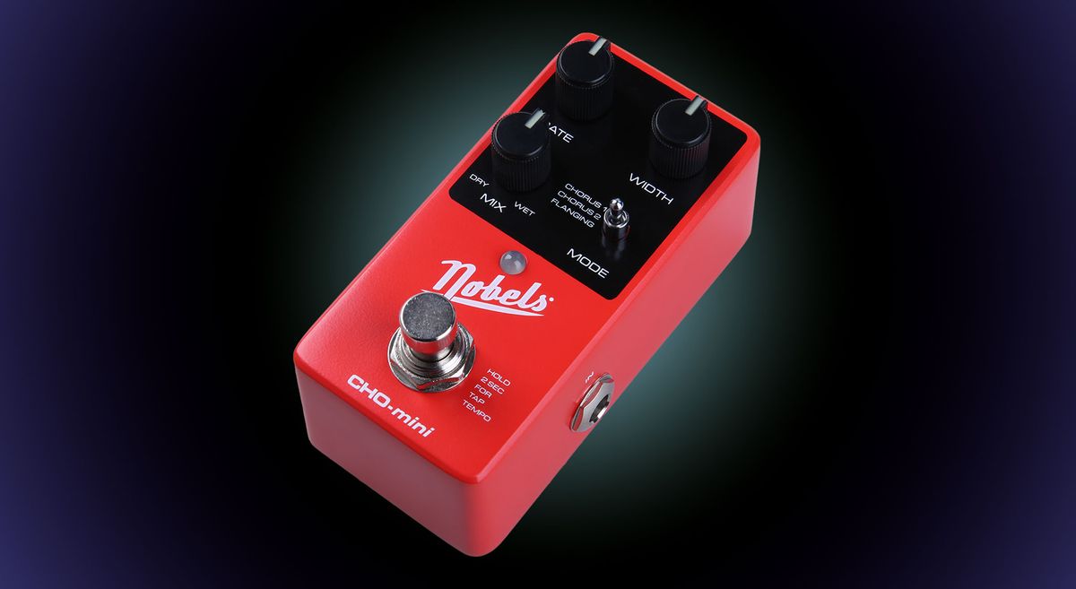 Nobels CHO-mini stereo chorus pedal – a compact mini-pedal offering three chorus models for just $99