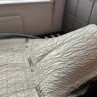 The Nectar Hybrid mattress being tested at home