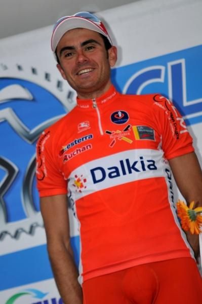 Renaud Dion (Roubaix Lille Metropole) finished second to Mangel