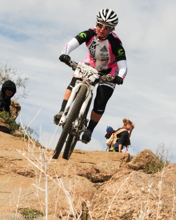 Sarah Kaufman (NoTubes) riding her last lap