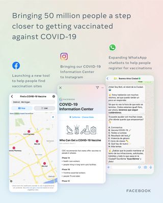 Facebook vaccine finder