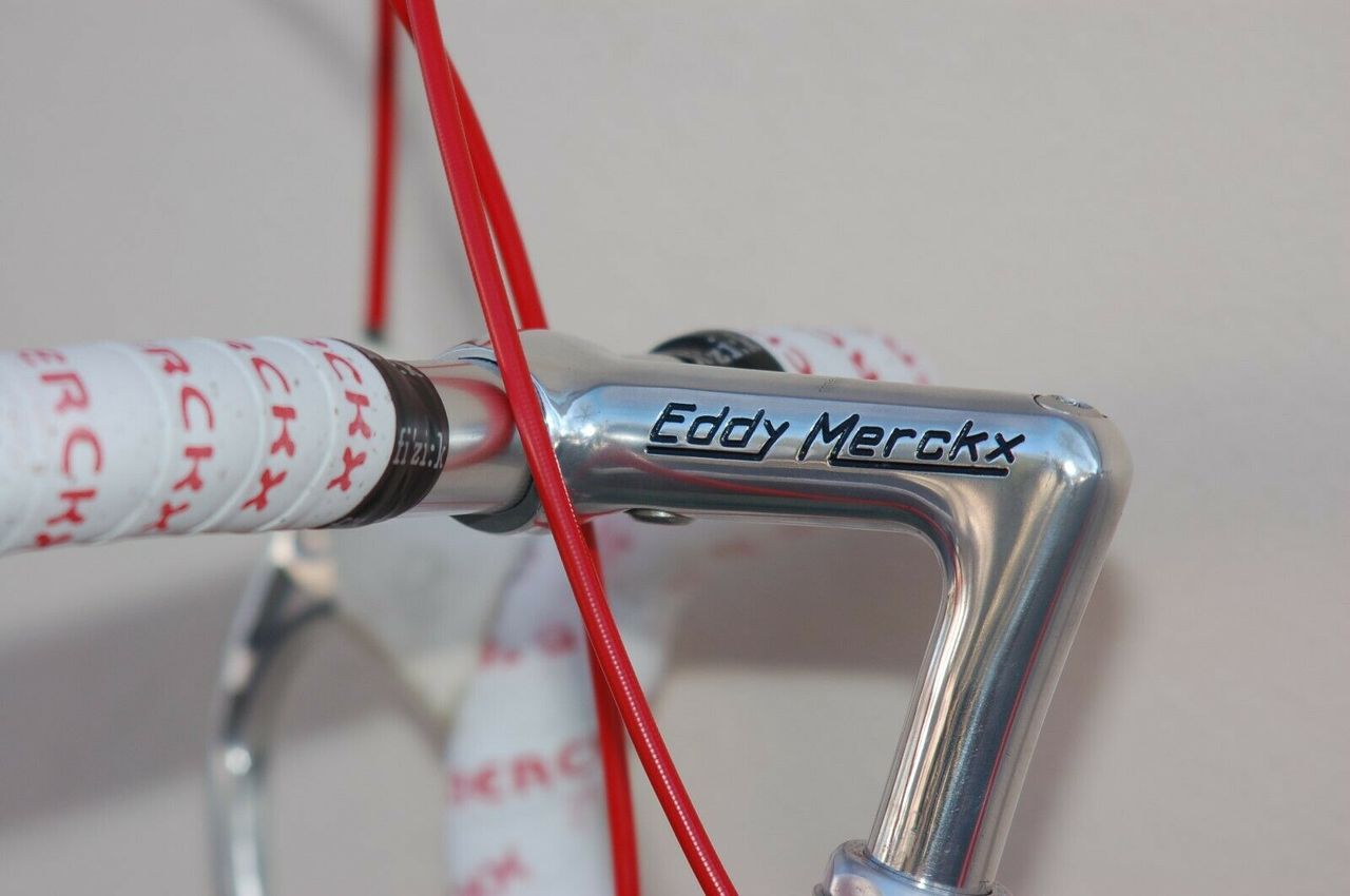 The special-edition Eddy Merckx Cinelli stem is worth a good price on its own