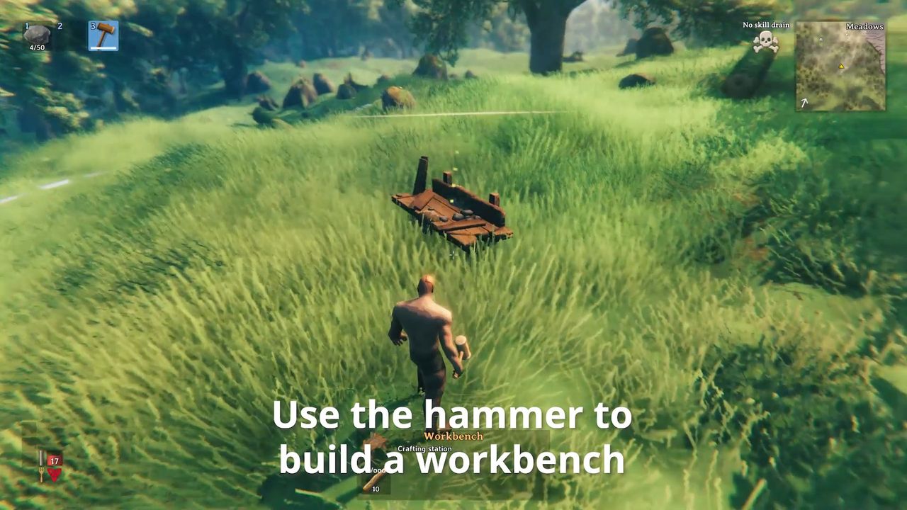 Valheim First Steps Build Workbench