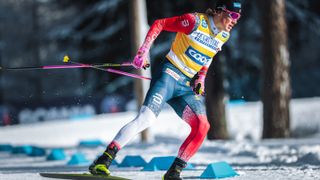 World Cup Lillehammer 2022: Langrennsløper Johannes Høsflot Klæbo med god gli