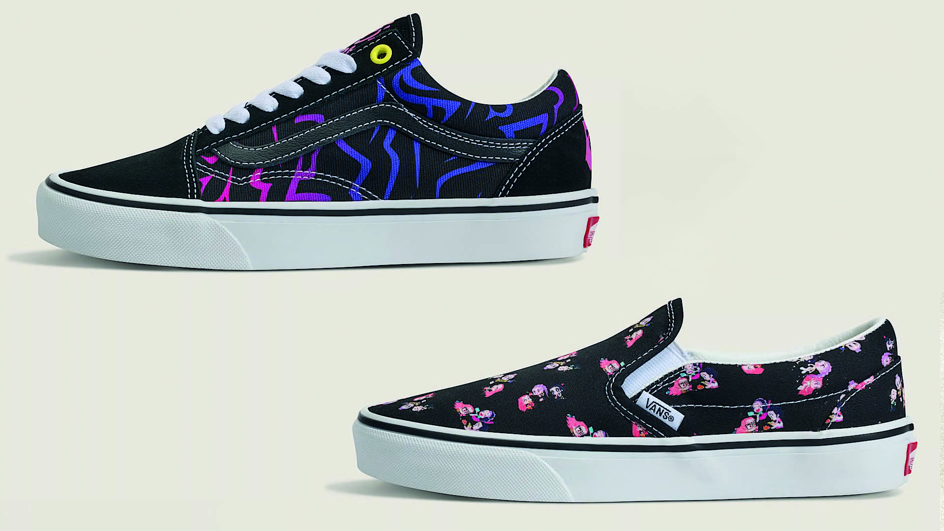 Vans KPop Demon Hunters designs.