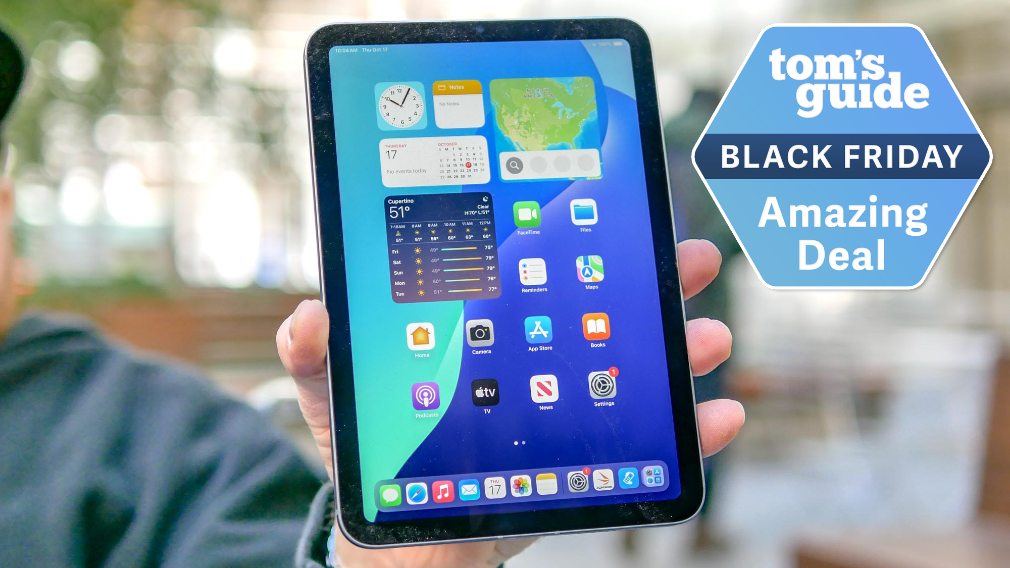 Tom's Guide ブラックフライデーバッジ付き iPad mini 7