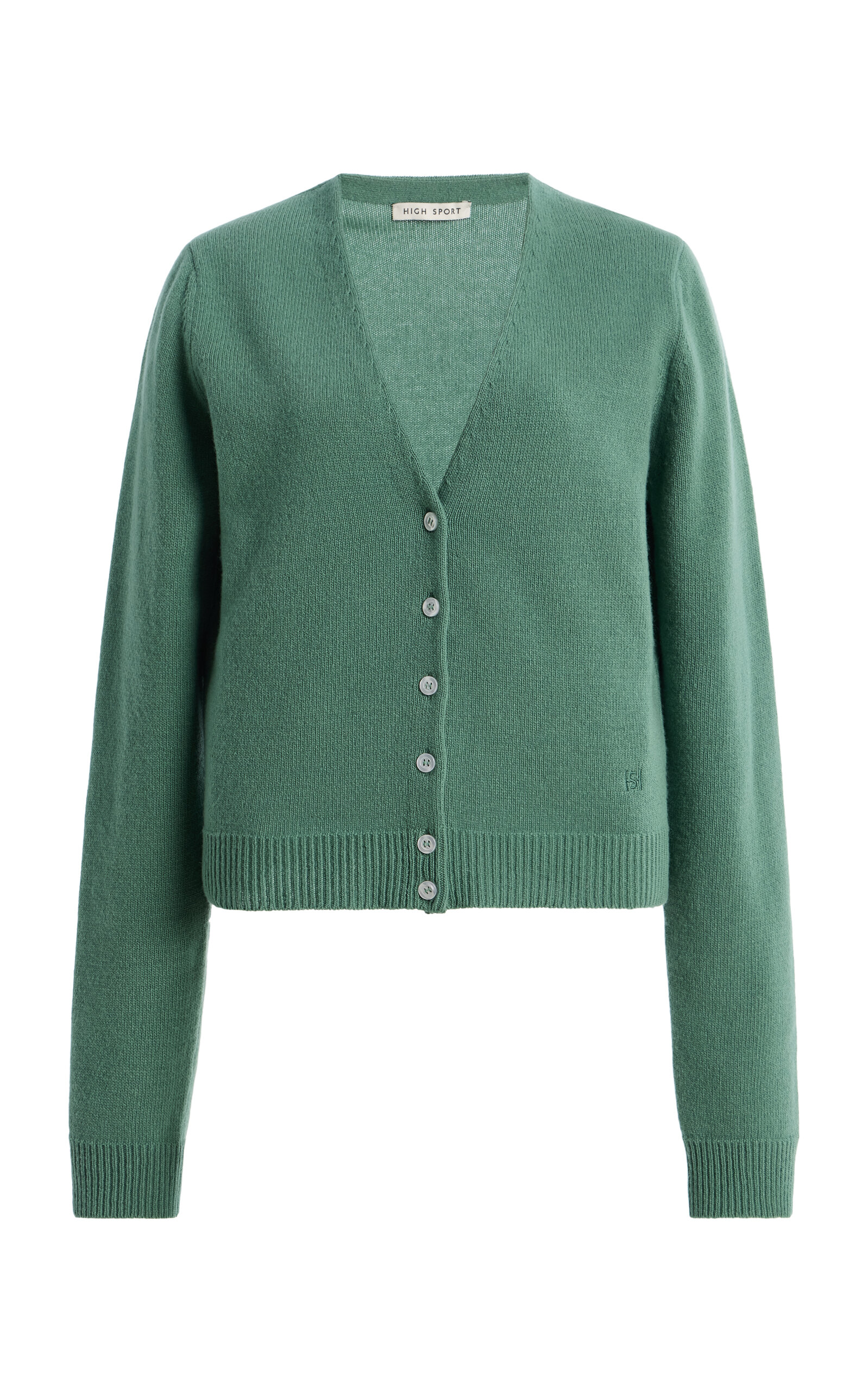 Cardi Wool-Cashmere Cardigan