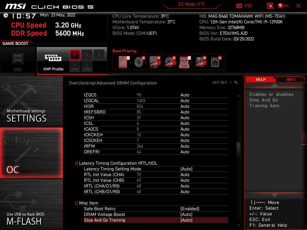 MSI MAG B660 Tomahawk WIFI