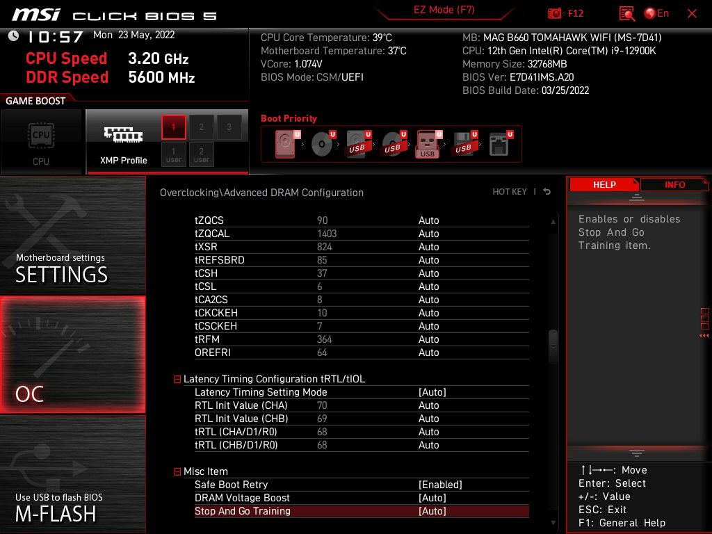 MSI MAG B660 Tomahawk WIFI