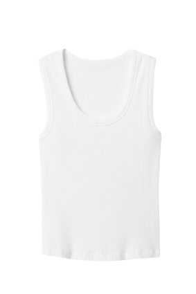 Rib Scoop Tank Top