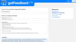 gotFeedback