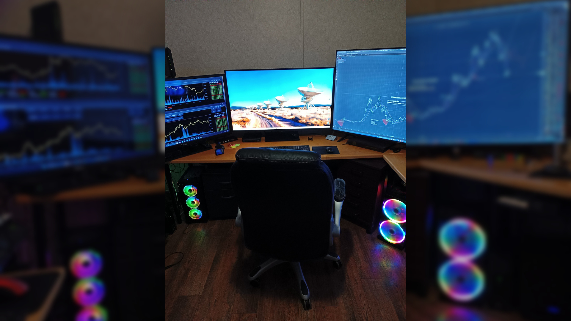 PC Setup with chair