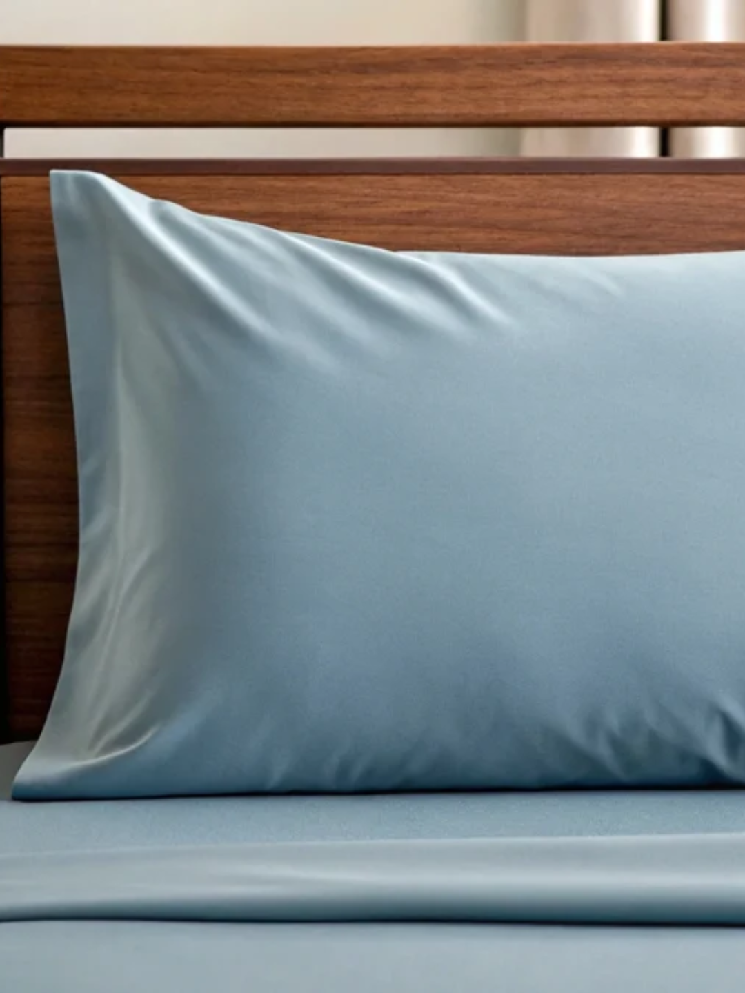 Dusty blue copper infused pillowcase from Sage &amp;amp; Sill