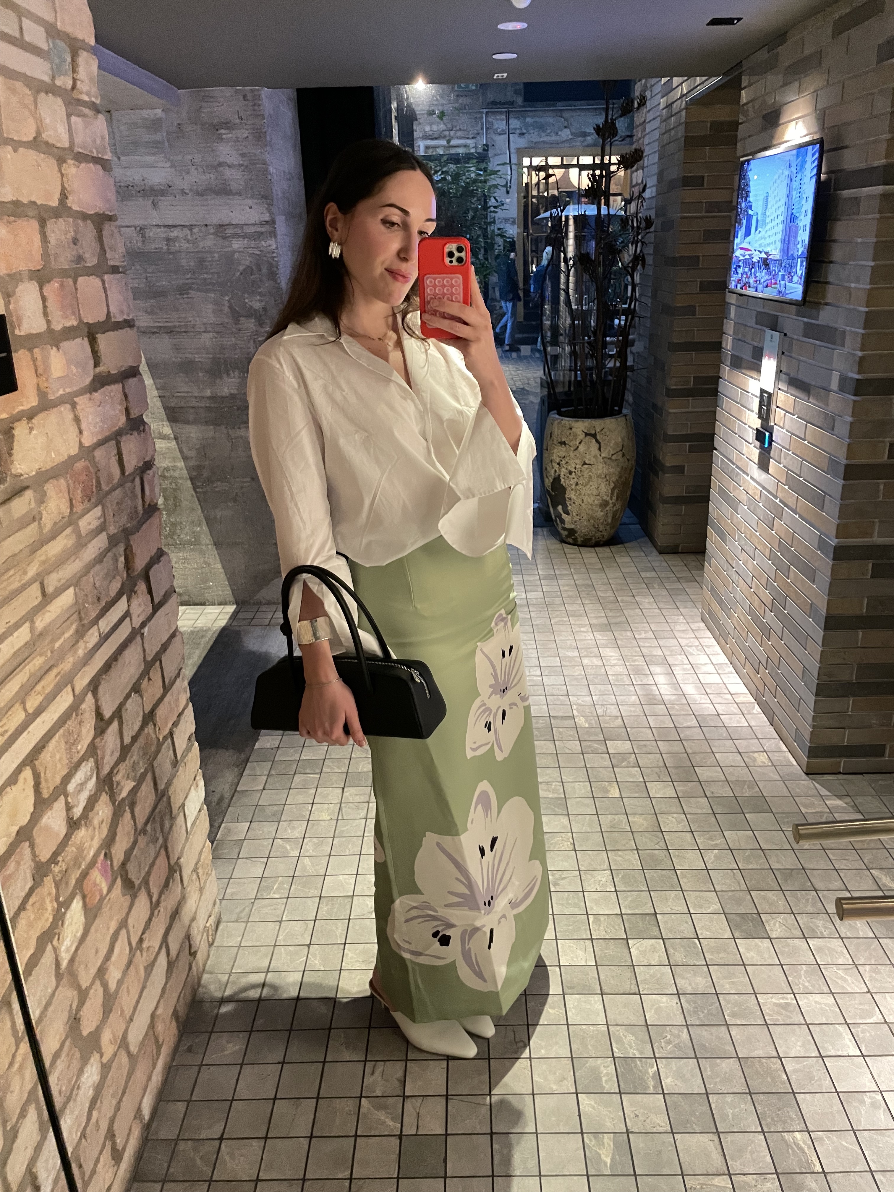 Anna LaPlaca wearing a new fashion item from May 2025