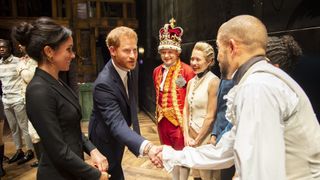 BRITAIN-US-ROYALS-THEATRE-CHARITY