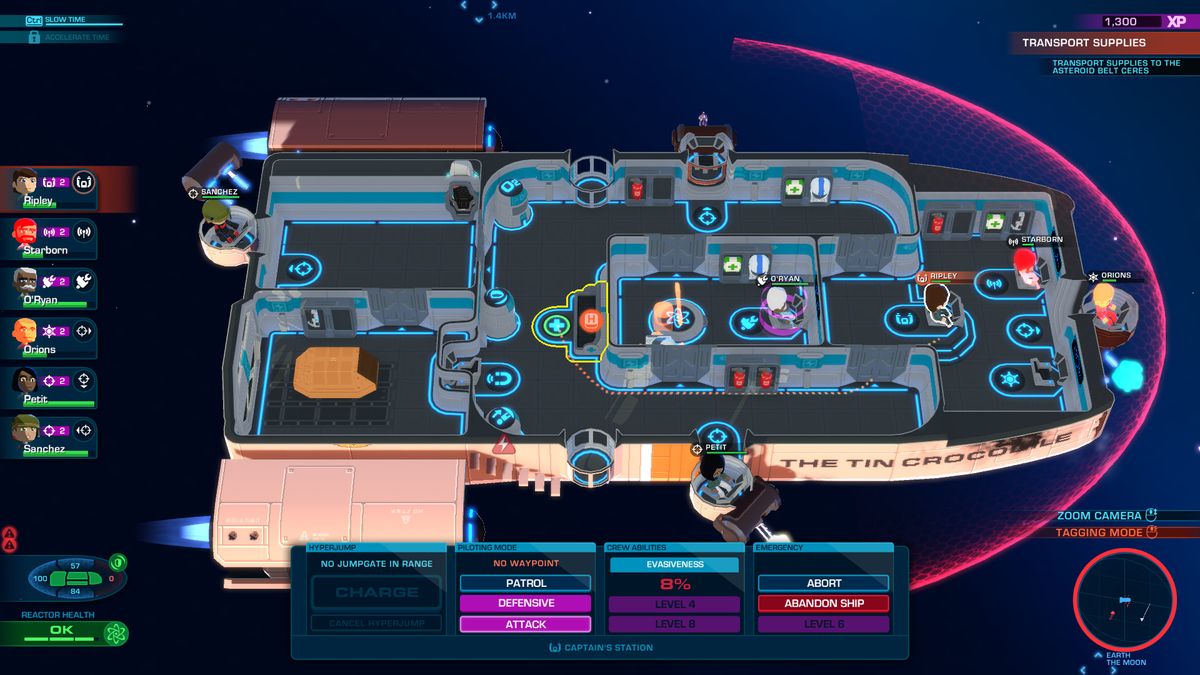 Karikatūras kosmosa kuģa katastrofu simulatoru Space Crew ierobežotu laiku var brīvi paturēt pakalpojumā Steam