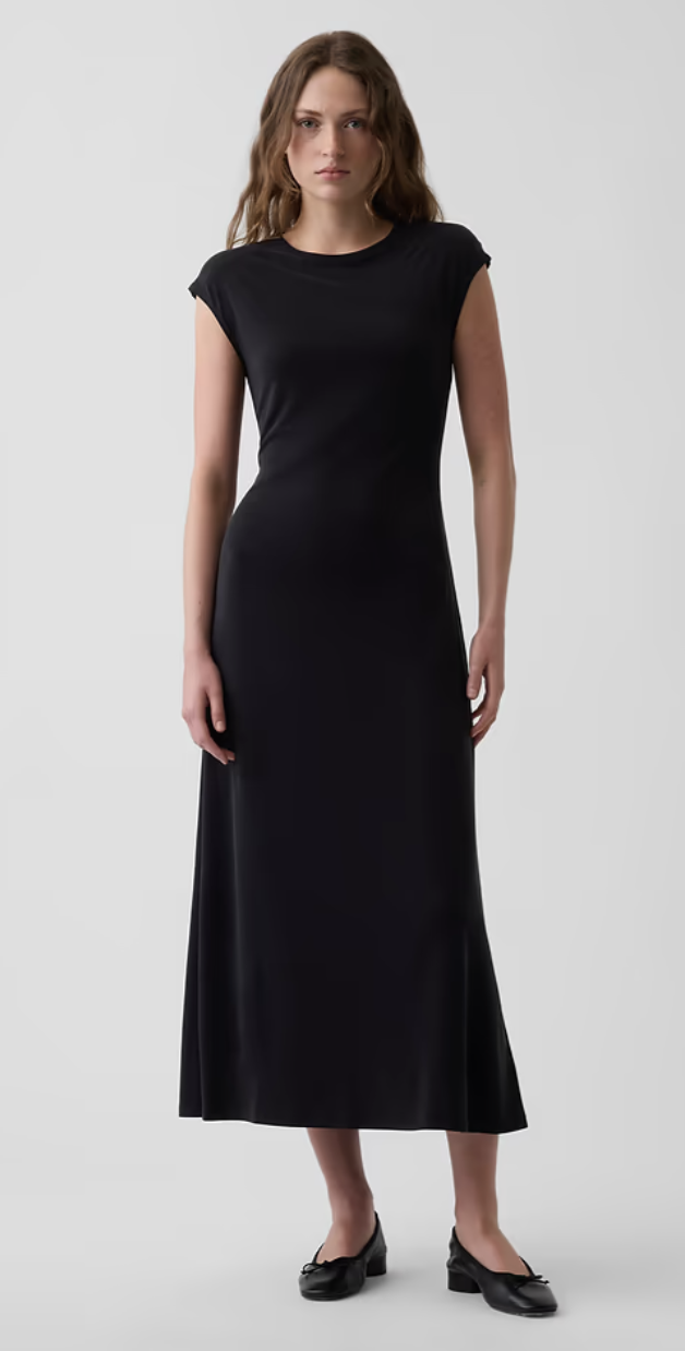 Gap, Cap-Sleeve Maxi Dress